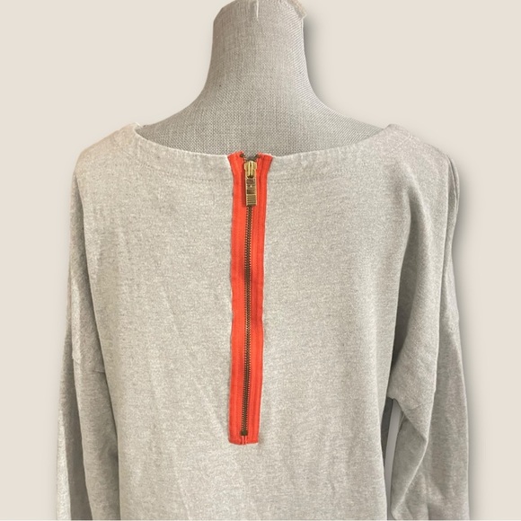 Tommy Hilfiger Gray Casual Tunic Dress Striped Pockets & Back Zipper, Size XL - Picture 7 of 12